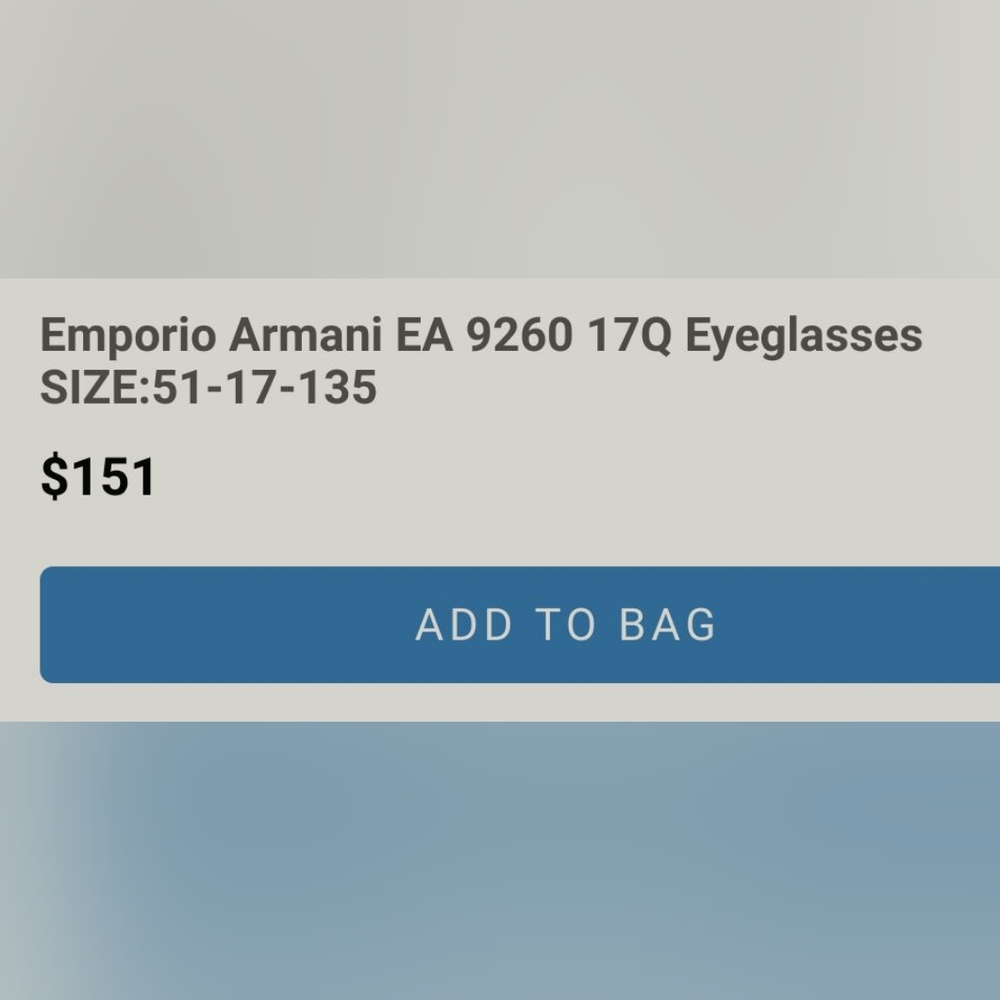 Emporio Armani Glasses Frames - Picture 5 of 5